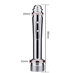 Embout de lavement en métal Fozz S 7 x 1.5cm
