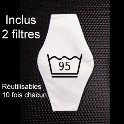 Masque Filtrant C95 COLONEL LIAM Blanc