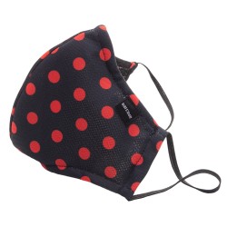 Masque Filtrant C95 MAJOR GENERAL MICHELINHO Noir et Rouge