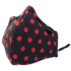 Masque Filtrant C95 MAJOR GENERAL MICHELINHO Noir et Rouge