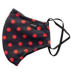 Masque Filtrant C95 MAJOR GENERAL MICHELINHO Noir et Rouge