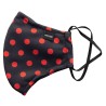 Masque Filtrant C95 MAJOR GENERAL MICHELINHO Noir et Rouge