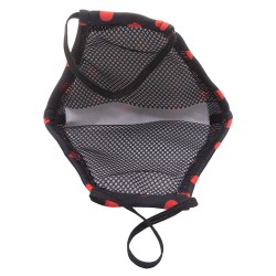 Masque Filtrant C95 MAJOR GENERAL MICHELINHO Noir et Rouge