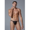 G-string Dentelle Leopard Allure Noir